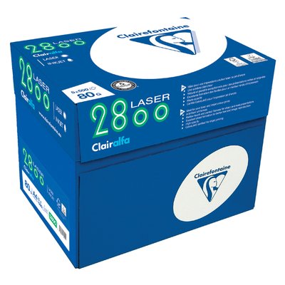 Kopieerpapier Clairefontaine laser A4 80gr wit 500 vel