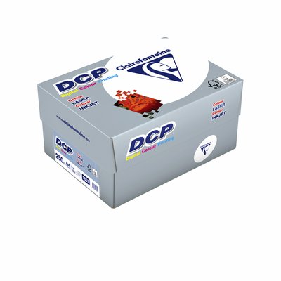 Laserpapier Clairefontaine DCP A4 250gr wit 125 vel