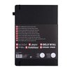 Schetsboek Sakura 80 zwarte vellen 140gr 210x297mm zwart foto