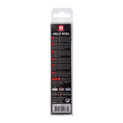 Stylo gel Sakura Gelly Roll Moonlight 06 Urban set 3 couleurs