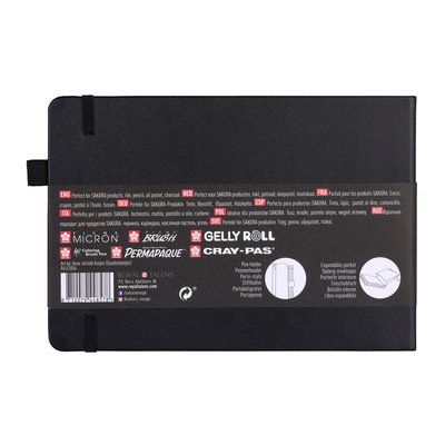 Carnet de croquis Sakura 210x148mm 140g 80 feuilles noires