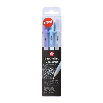 Gelschrijver Sakura Gelly Roll Moonlight 06 calm set à 3 kleuren