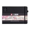 Schetsboek Sakura 80 witte vellen 140gr 210x148mm zwart foto