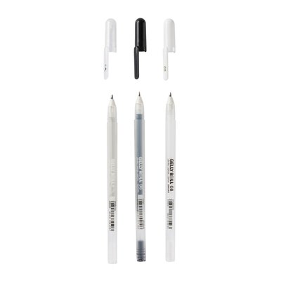 Roller Gel Sakura Gelly Roll Metallic set 3 couleurs