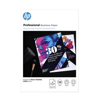 Fotopapier laser HP 3VK91A A4 180gr glans wit 150 vel