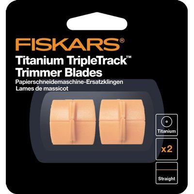 Lame de réserve Fiskars Triple Track Titanium set 2 pièces orange