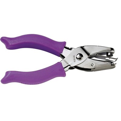 Handpuncher Fiskars M circle 1/8" met SoftGrip paars