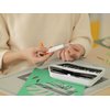 Precisiemes Fiskars Medium Duty set à 12 mesbladen wit foto