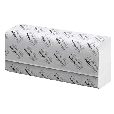 Handdoek Satino PT2 HiLine w-vouw 2-laags 206x320mm 25x120 vel wit 276600