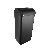 Afvalbak BlackSatino open inworp 23 liter zwart 331830