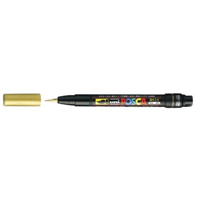 Paintmarker Uni POSCA PCF350 Brush 1-10mm goud
