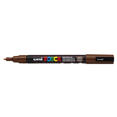 Paintmarker Uni POSCA PC3M fijn bruin
