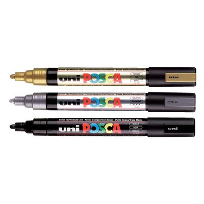 Paintmarker Uni POSCA PC3M fijn bruin