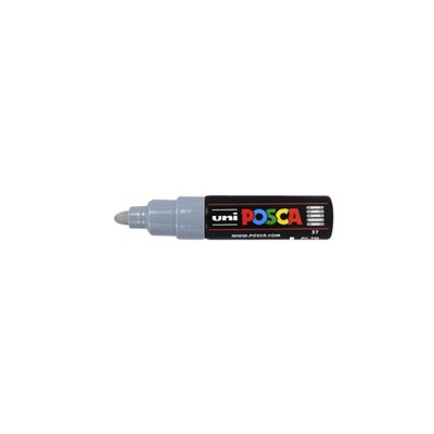 Paintmarker Uni POSCA PC7M breed grijs