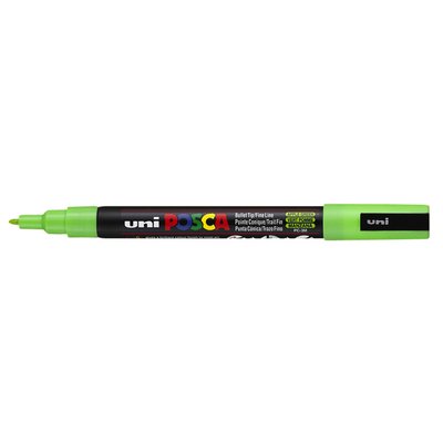 Paintmarker Uni POSCA PC3M fijn appelgroen