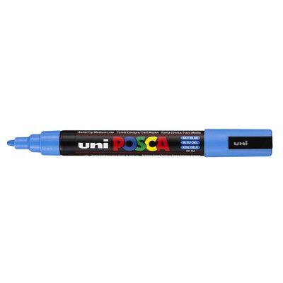 Paintmarker Uni POSCA PC5M medium hemelsblauw