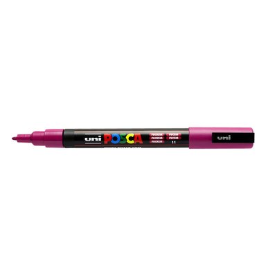 Paintmarker Uni POSCA PC3M fijn fuchsia
