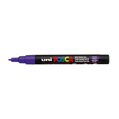 Marqueur peinture Posca PC3M Fin violet