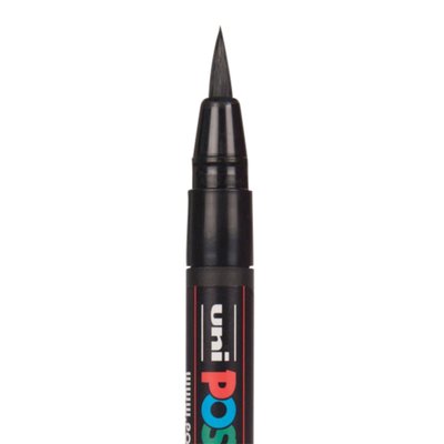 Paintmarker Uni POSCA PCF350 Brush 1-10mm rood