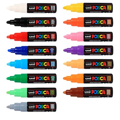 Paintmarker Uni POSCA PC7M breed gl