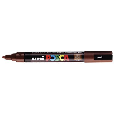Marqueur peinture Posca PC5M Medium marron