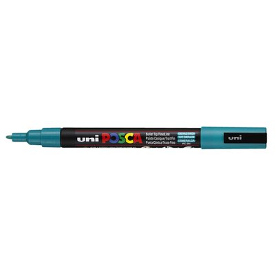 Paintmarker Uni POSCA PC3M fijn smaragdgroen