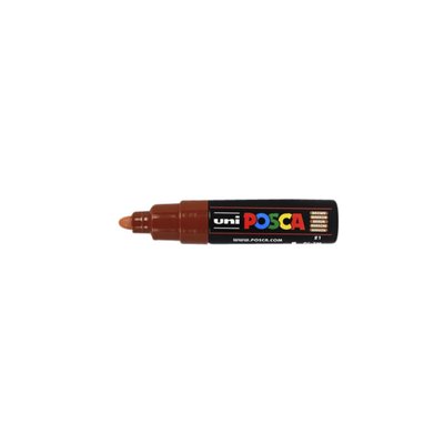 Paintmarker Uni POSCA PC7M breed bruin