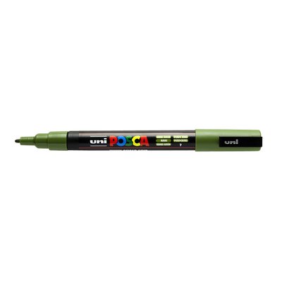 Paintmarker Uni POSCA PC3M fijn kaki