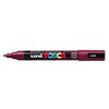 Paintmarker Uni POSCA PC5M medium wijnrood foto