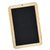 Krijtbord Giotto houten frame 180x260mm geruit zwart
