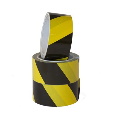 Ruban de marquage sol IEZZY 50mmx33m noir/jaune
