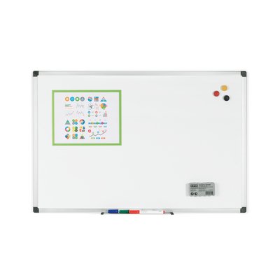 Whiteboard Quantore 60x90cm emaille magnetisch