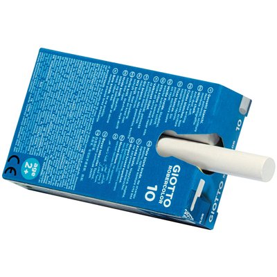 Schoolbordkrijt Giotto doos à 10 stuks wit