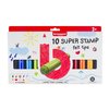 Stempelstift Bruynzeel Kids Super Stamp assorti 10 stuks foto