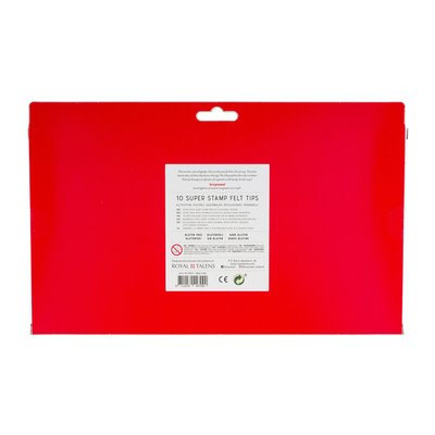 Stempelstift Bruynzeel Kids Super Stamp assorti 10 stuks