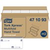 Essuie-mains Tork H2 Xpress 471093 Universal multifold 1 épaisseur 213x234mm blanc 20x 250 feuilles Photo