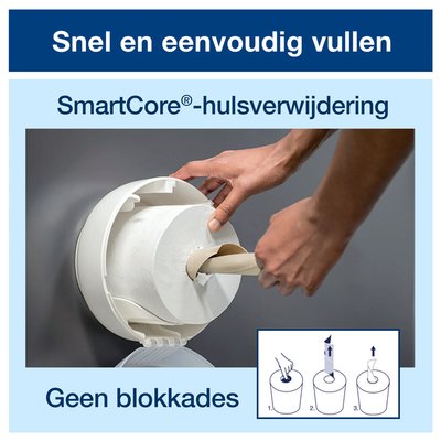 Toiletpapier Tork T9 Advanced SmartOne 2-laags 112m wit 472193
