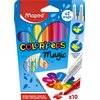 Viltstift Maped Color'Peps Magic set á 10 kleuren foto