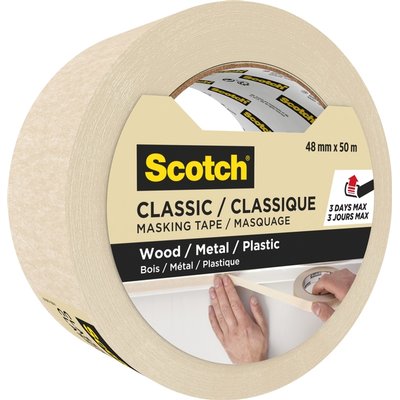Afplaktape Scotch Classic 48mmx50m beige