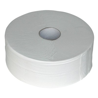 Toiletpapier Euro Products P4 jumbo groot 2-laags 380m wit 240038