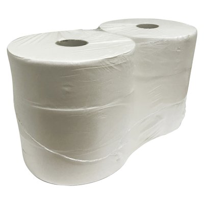 Toiletpapier Euro Products P4 jumbo groot 2-laags 380m wit 240038