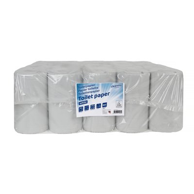 Papier toilette Cleaninq T4 2 épaisseurs 40x 400 feuilles recyclé blanc