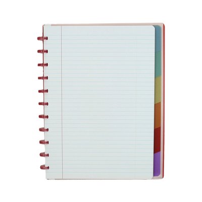 Schrift Atoma A4+ lijn 120blz 90gr PP transparant assorti