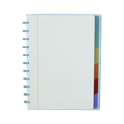 Schrift Atoma A4+ lijn 120blz 90gr PP transparant assorti