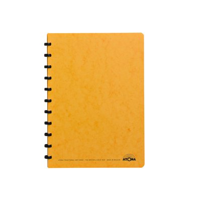 Schrift Atoma A4 lijn 144blz 90gr karton assorti