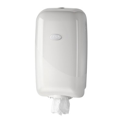 Poetspapierdispenser Pearl Line P17 klein wit 431105