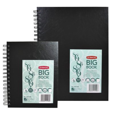 Schetsboek Derwent Big Book A5 harde kaft
