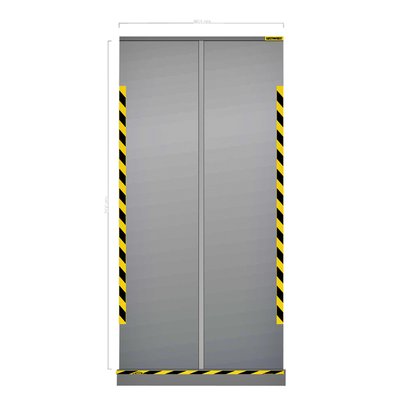 Ecran de protection Djois transparent enroulable 2x1m