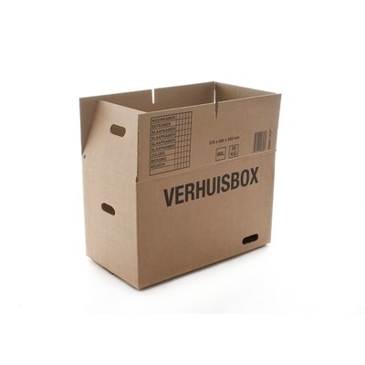 Verhuisdoos IEZZY 370x650x350 dubbelgolf bruin 7mm