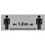 Autocollant sol OPUS 2 40x15cm gris clair/noir